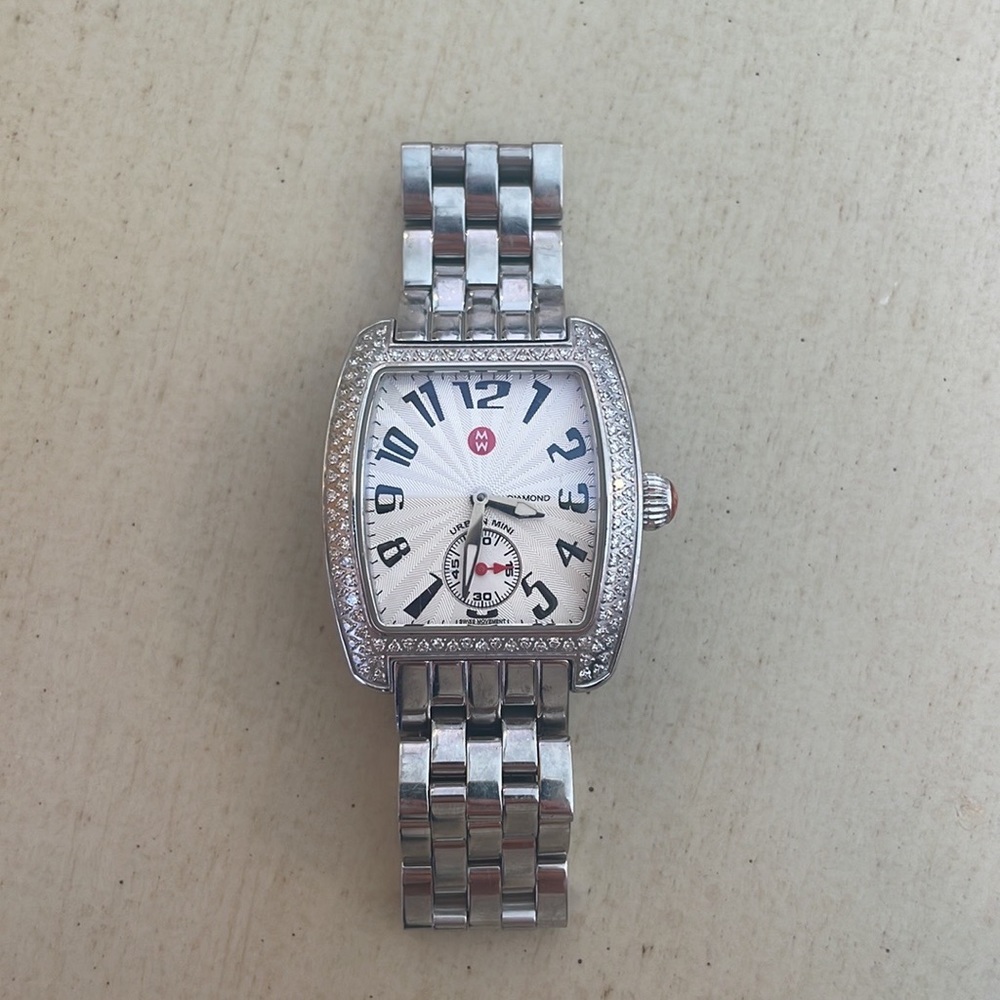 Michele Urban Diamond Bezel Watch authentic